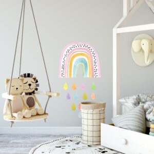 Rainbow wall decals Color Nursery Decor Stickers