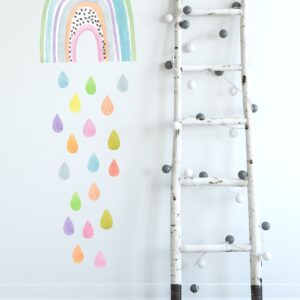 Rainbow wall decals Color Nursery Decor Stickers