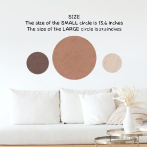 Circle Wall decal sticker Color block