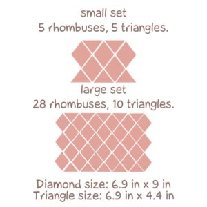 Diamond Decals Triangle wall stickers