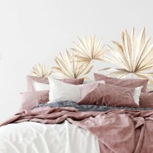 Large Palm Leaf Wall Decals – Boho Room Decoration Stickers