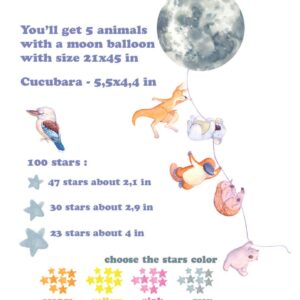 Australian Animals Nursery Decals Aussie Wall Stickers