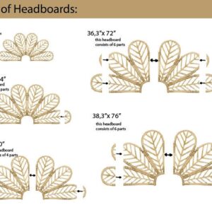 Headboard Wall Decal Bed Arch Sticker Boho