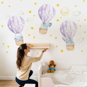 Hot Air Balloon Wall Decals Elephant Stickers