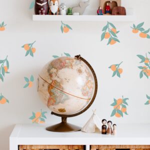 Tangerines Stickers Mandarins Wall Decals