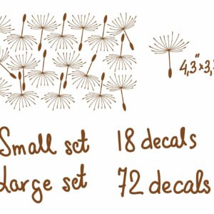 Dandelion Wall Decal for Bedroom – Kids Room decor