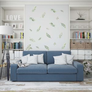 Greenery Wall Decals – Botanical Leaf Stickers for Bedroom