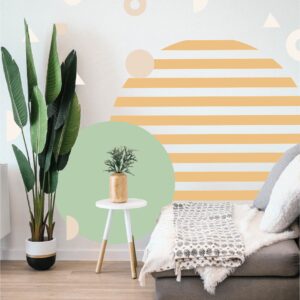 Circles Wall Decal Color Block Sticker Large Decor Headboard