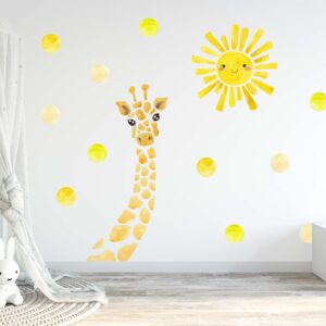 Giraffe Fabric Wall Decal | Jungle Nursery Decor