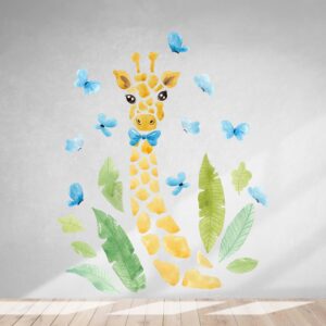 Giraffe Fabric Wall Decal | Jungle Nursery Decor