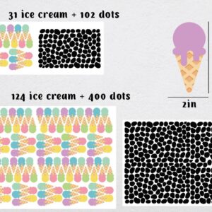 Ice Cream Polka Dot Wall Decals