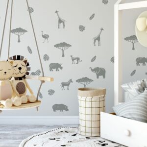 Jungle Animals Decals Safari Africa Nursery Stickers