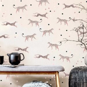 Leopard Print Wall Decals – Birthday Party Sickers Backdrop