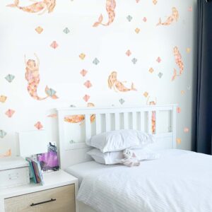 Mermaid Wall Decals – Seashells Wall Stickers