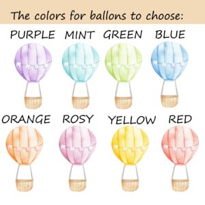 Hot Air Balloon Wall Decal Stickers Nursery Decor Forest