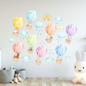 Hot Air Balloon Wall Decal Stickers Nursery Decor Forest