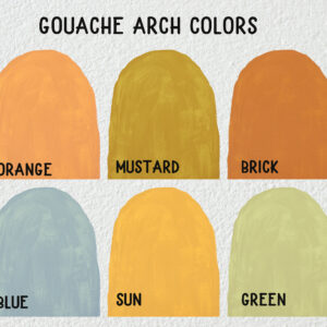 Arch Wall Decal Boho Sticker Color Headboard