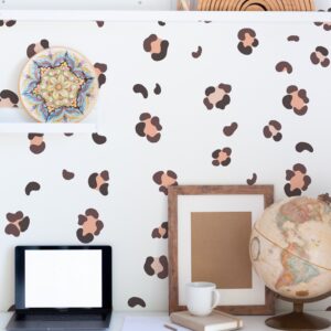 Leopard Spots Wall Stickers Animal Print Polka Dots Decals