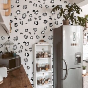 Leopard Spots Wall Stickers Animal Print Polka Dots Decals