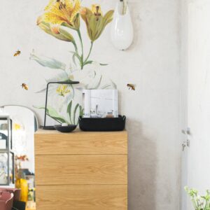 Flower wall Decal Greenery Stickers Colorful Floral