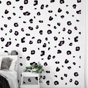 Leopard print wall decal Animal Cats spots Polka Dot