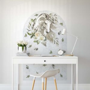 Horse Wall Decals, Arch Sticker, Headboard