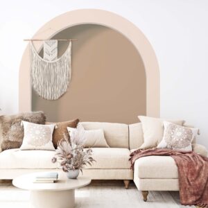 Arch Wall Decal Headboard with Shadow Sticker Large