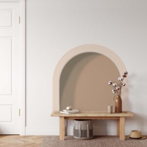 Arch Wall Decal Headboard with Shadow Sticker Large