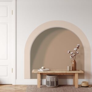 Arch Wall Decal Headboard with Shadow Sticker Large