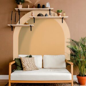 Arch Wall Decal Headboard with Shadow Sticker Large