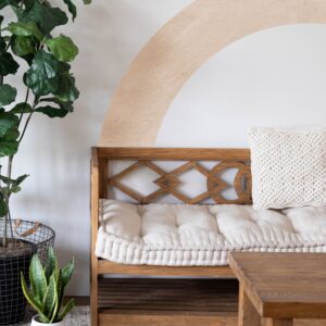 Arch headboard Wall Decal Color Block Sticker