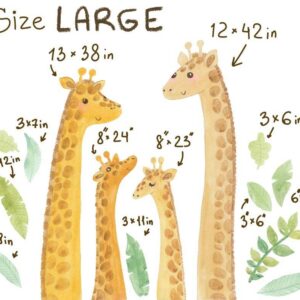Giraffe Wall Decals Safari Animal Stickers Jungle