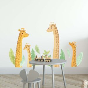 Giraffe Wall Decals Safari Animal Stickers Jungle