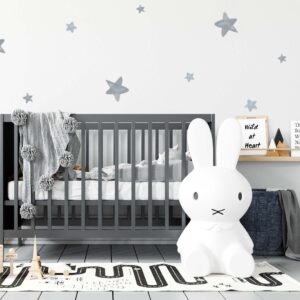 Star Wall Decals Watercolor Stickers Gray