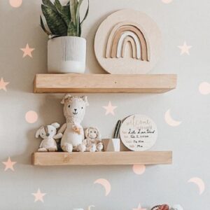 stars moon wall decals