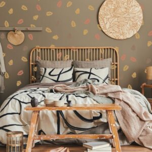 Leaf Wall Decals Acorn Greenery Stickers