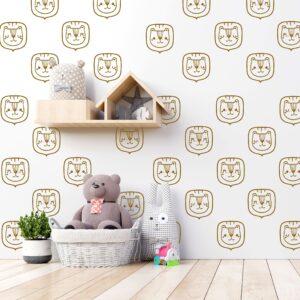 Lion Wall Decal Jungle Safari Animal Sticker Vinyl