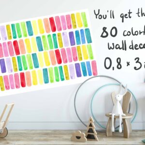 Sprinkle Wall Decals Rainbow Color Polka Dots