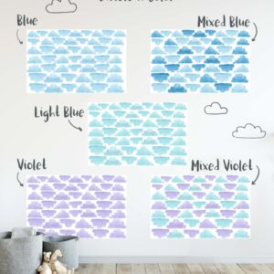 Clouds Wall Decals Rainbow Sticker Sun