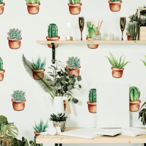 Cactus Wall Decals Set