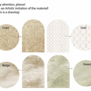 Boho Arch Wall Decal Watercolor Greed Sticker Large