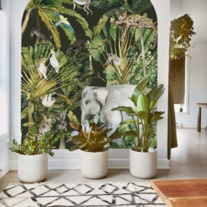 Safari Wall Decals Large Jungle Animals Arch