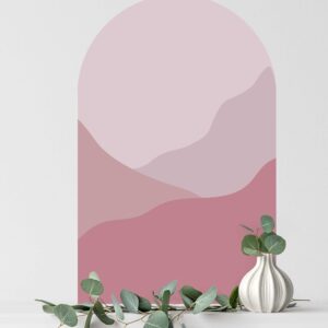 Arch Wall Decal Boho Headboard Sand Wave Sticker, KL 0005