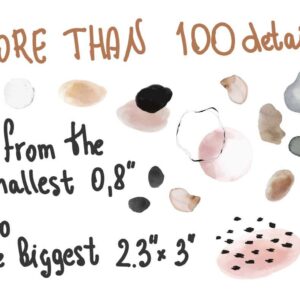 Spots Paint Wall Decals Boho Modern Stickers