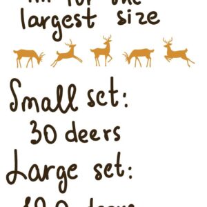 Deers Wall Decals - Country Style Decor, Deer Stickers