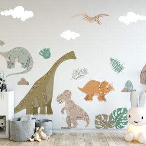 Dinosaur wall vinyl decals for kids room