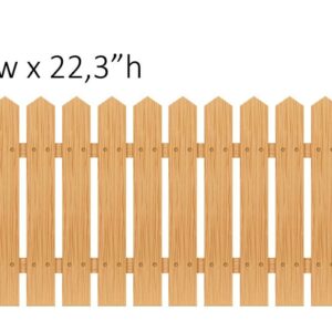 Fence Wall Decal Headboard Rustic Sticker