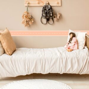 Road border Wall Decals Reusable Peel and Stick Cars