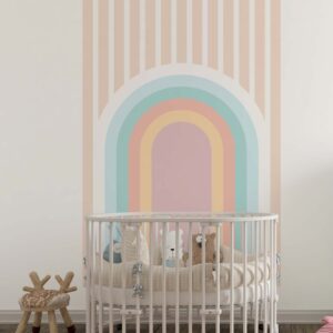 Rainbow Arch Wall Decal Line Headboard Sticker