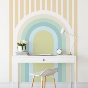 Rainbow Arch Wall Decal Line Headboard Sticker